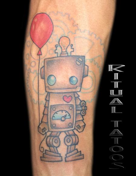 Tattoos - Robot tattoo - 103547